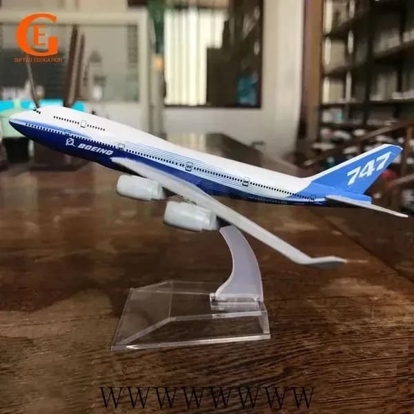 Металлическая Модель Самолета Боинг 747, B747