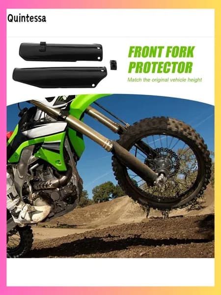Передний вилочный защитный чехол Pit Dirt Bike, 1 пара, подходит для 90cc/125cc/140cc/160cc, универсальный мотокросс.