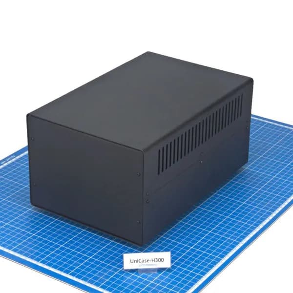 UniCase-H300 Универсальный металлический корпус для радиоэлектронных устройств. Внеш.размеры (ШхГ-В) 200х300-150