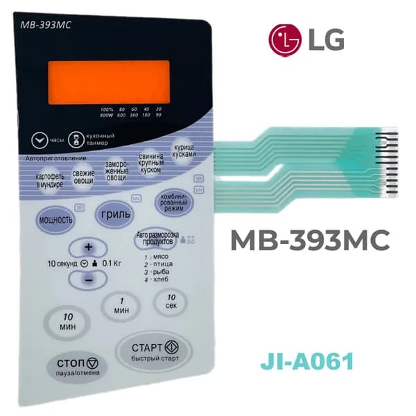 LG JI-A061 Сенсорная панель управления СВЧ MB-393MC