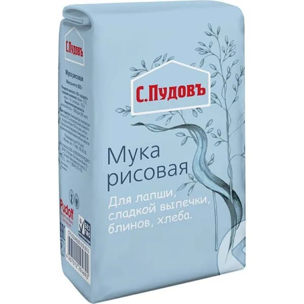 Мука С.Пудовъ рисовая 500 г