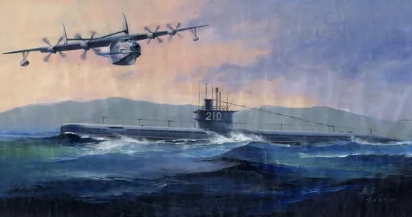 HobbyBoss 83515 1/350 Подводная лодка ВМС Китая Тип 033 и гидросамолет для бомбометания по воде-5