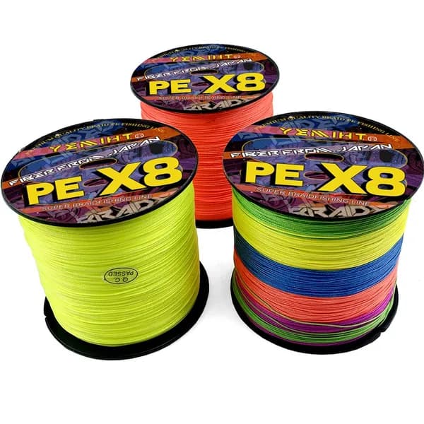 Леска X8, 100 м, желтый