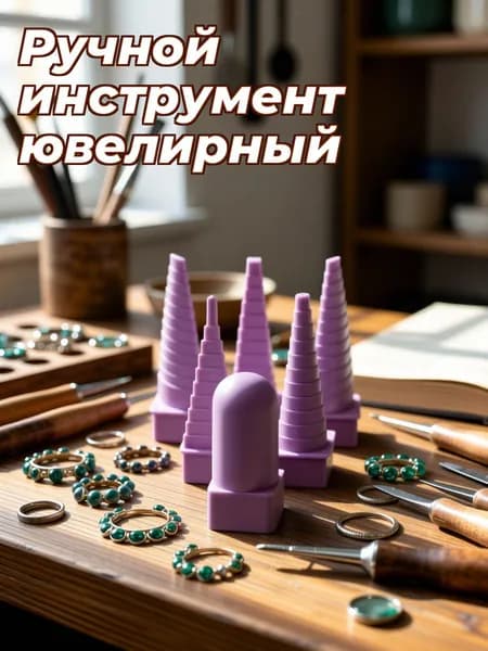 Набор из пластиковых инструментов для скручивания и обмотки проволоки фиолетового цвета для творческих проектов