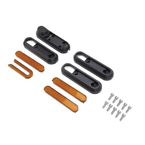 Защита ступицы колеса для электросамоката Xiaomi M365, 4 шт., желтая: крышки, безопасная езда, аксессуары