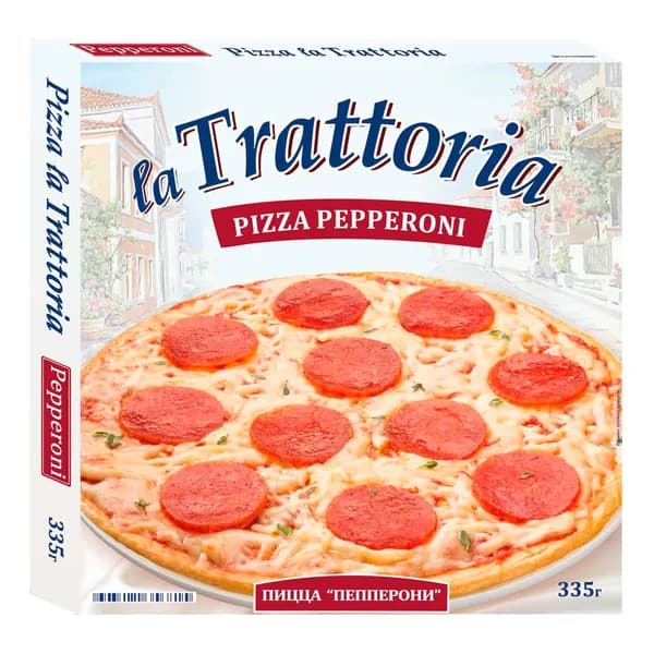 Пицца La Trattoria Пепперони замороженная 335 г
