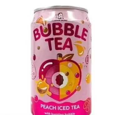 Холодный чай Madam Hong Bubble tea со вкусом персика 320 мл