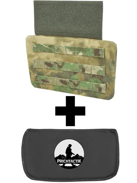 Панель абдоминальная с баллистическим пакетом TV-140 (СВМПЭ Бр1, С2) (WARTECH), Зеленый камуфляж