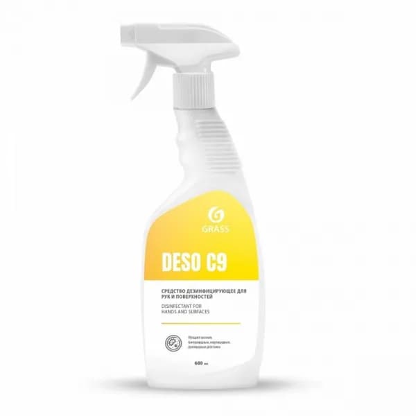 Дезинфицирующее средство на основе изопропилового спирта Grass DESO C9 60 550023
