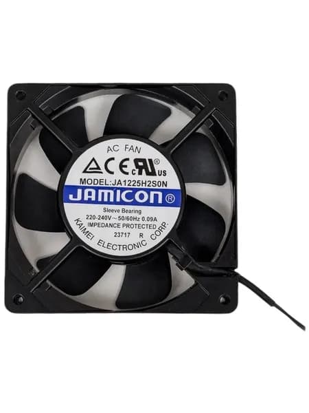Вентилятор JA1225H2S0N-L(JA1225H2S010N-L-R) JAMICON 220В, 120х120х25 мм, подшипник скольжения, провод без разъема