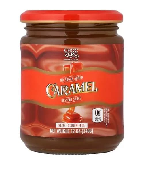 ChocZero,Десертный соус, карамель, 12 унций (340 грамм)