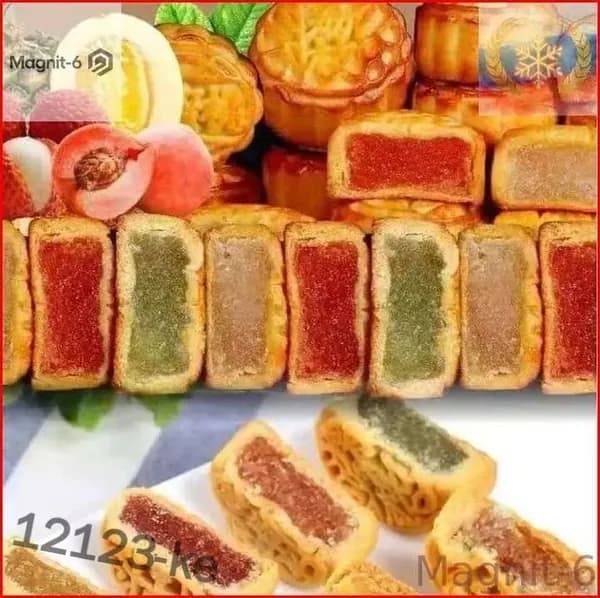 Фруктовые лунные пряники, 10штук kehanshangmao