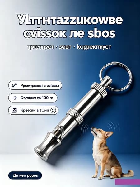 Ультразвуковой свисток для собак
