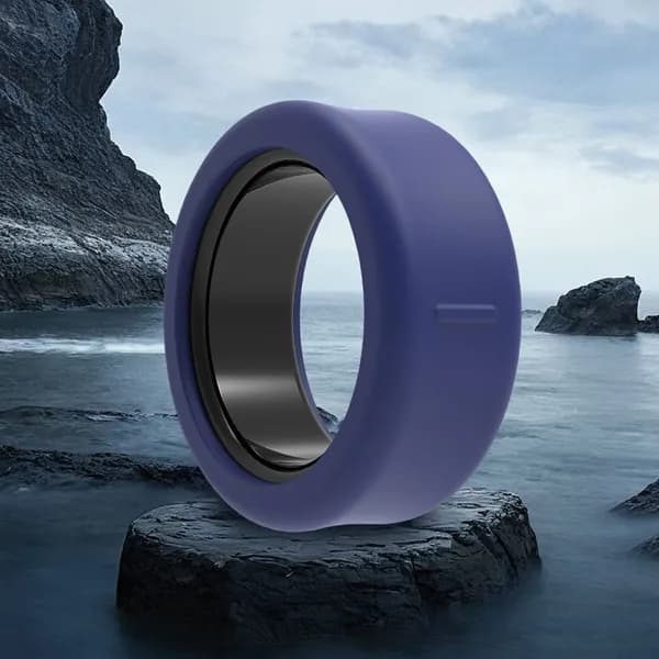 Ультратонкий силиконовый чехол для кольца Samsung Galaxy Ring, размер M, синий