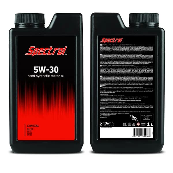 Spectrol Капитал 5W-30 Масло моторное, Полусинтетическое, 1 л