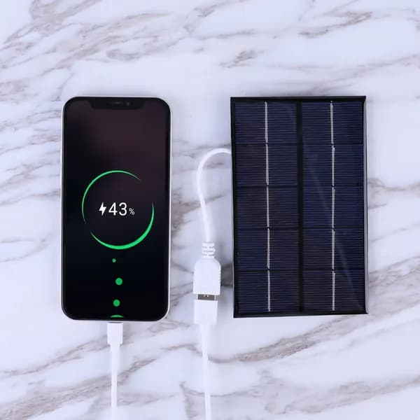 Солнечная панель 5 Вт для походов с USB-выходом