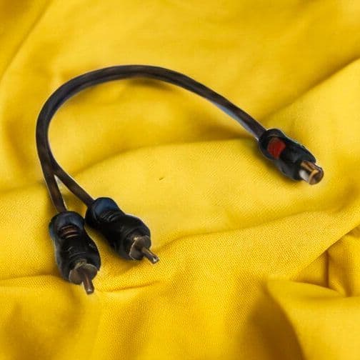 Y-разветвитель 1RCA мама - 2RCA папа Global Audio EPLS-1F2M