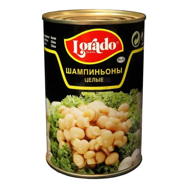 Шампиньоны Lorado целые 425 мл