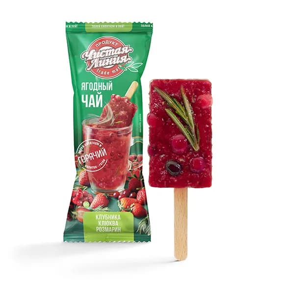 Ягодный чай Клубника с клюквой и розмарином , 50г