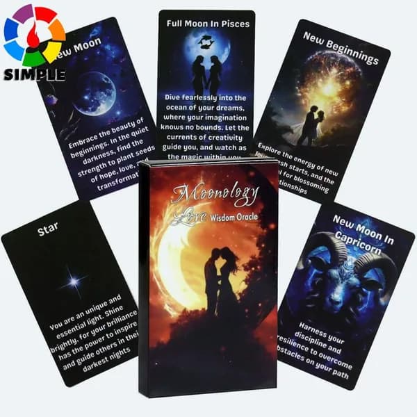 Оракульные карты любви Moonology, Таро Магия Луны