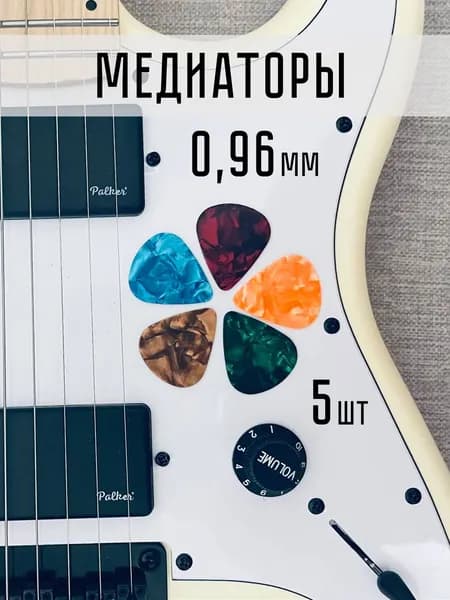 Медиаторы для гитары 0,96 (5 шт.)