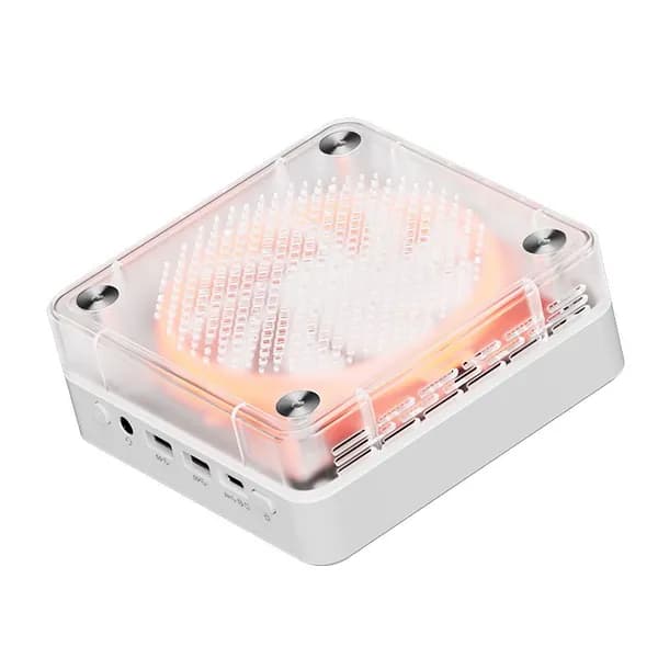GenMachine MINI PC Мини-ПК (AMD Ryzen 5 7535HS, RAM 16 ГБ, SSD 512 ГБ, AMD Radeon 660M, ), AMD R5 7535HS, белый
