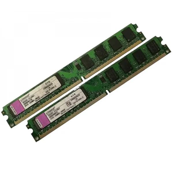 Оперативная память DDR2, 800 МГц, 2 x 2 ГБ (King KVR80оD2N6/2G 99U5429-O14.A00LF  (Kit 2x2Gb))