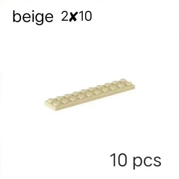 MOC 2x10 небольшие кирпичные строительные блоки совместимые с 3832 базовый тонкий кирпич