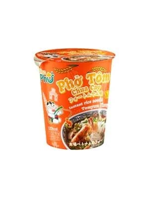 KING PHO Лапша рисовая быстрого приготовления, Том Ям, 61 г.