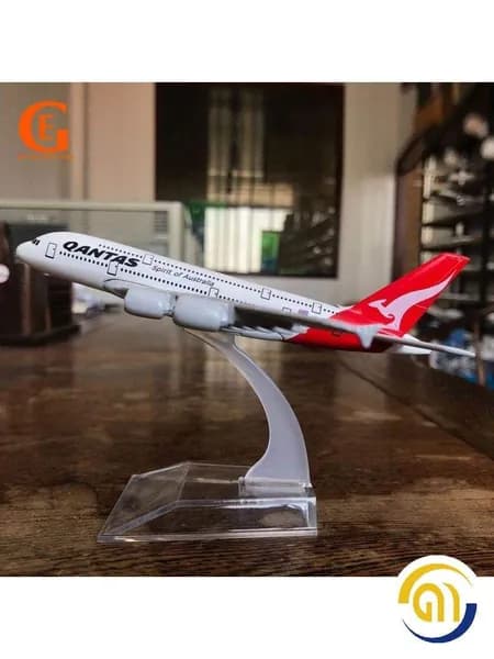Металлическая Модель Самолета Аэробус 380, Qantas Airways A380