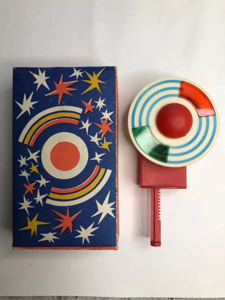 Игрушка винтажная, СССР 1975г. СВЕРКАЛОЧКА , пластик