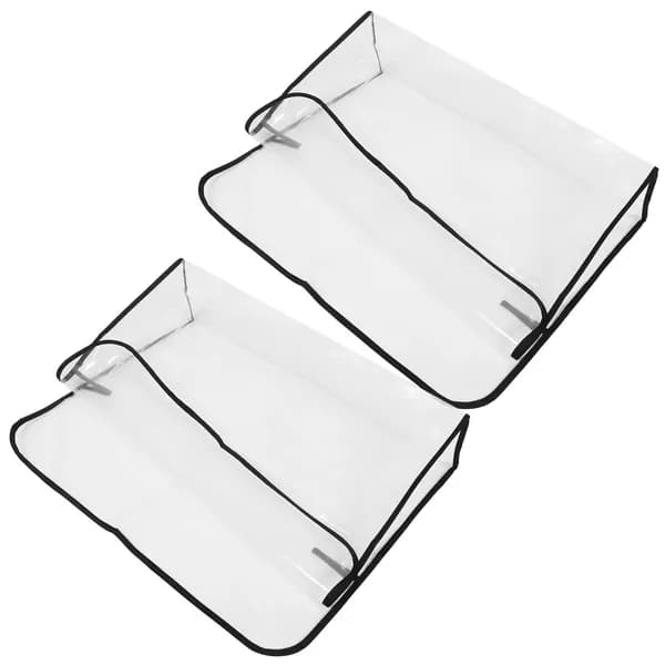 2 Штуки Защитные Чехлы Для Кресел, Из PVC, Прозрачные, Для Парикмахерских И Бровных Салонов