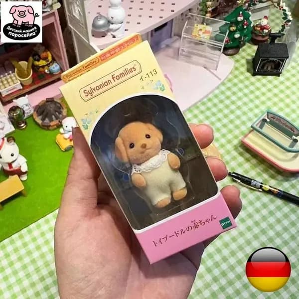 Кукла аналог Sylvanian Families, 5 см, с articulated конечностями, миниатюрная фигурка для коллекции