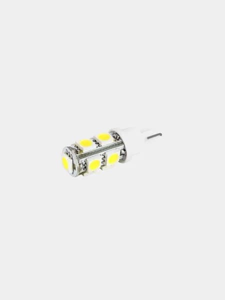Лампа авто LED T10 smd 9 5050 12v белый