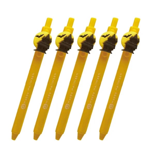 5 гелевых ручек 05 мм с мультяшным дизайном на Хэллоуин плавное письмо