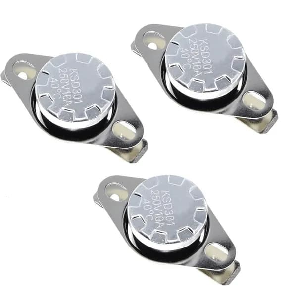 3 шт KSD301 40/70/85/125 C 250V 10A Термовыключатель, 40 градусов