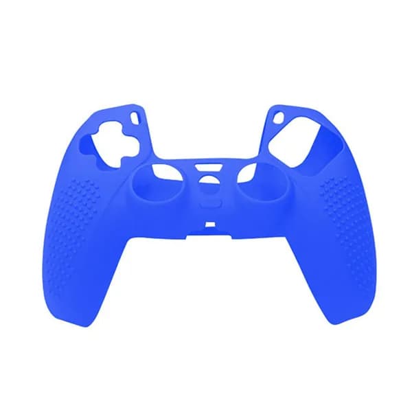 Силиконовый чехол для геймпада PlayStation 5 с антискользящим покрытием, синий