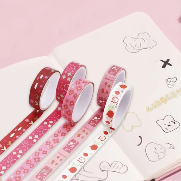 Клейкая лента канцелярская 10 мм x 2 м, 5 шт.