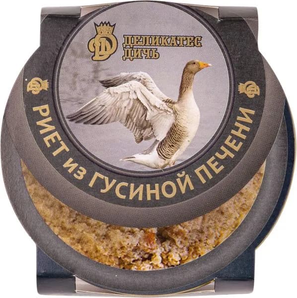 Риет Деликатес дичь из гусиной печени Деликатес дичь с/б, 200 г