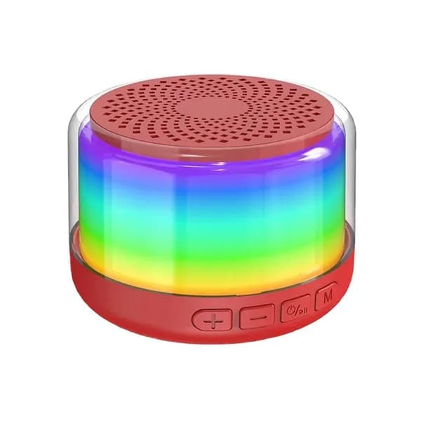Портативная Bluetooth-колонка K8 , беспроводная стерео акустика 5.0 / 400 mAh, многорежимная с 9D объёмным звуком, красная.