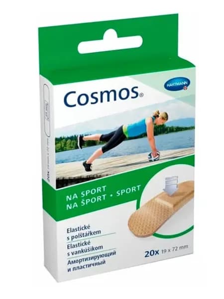Пластырь Cosmos sport 5354237 амортизирующий 1.9х7.2 см 20 шт