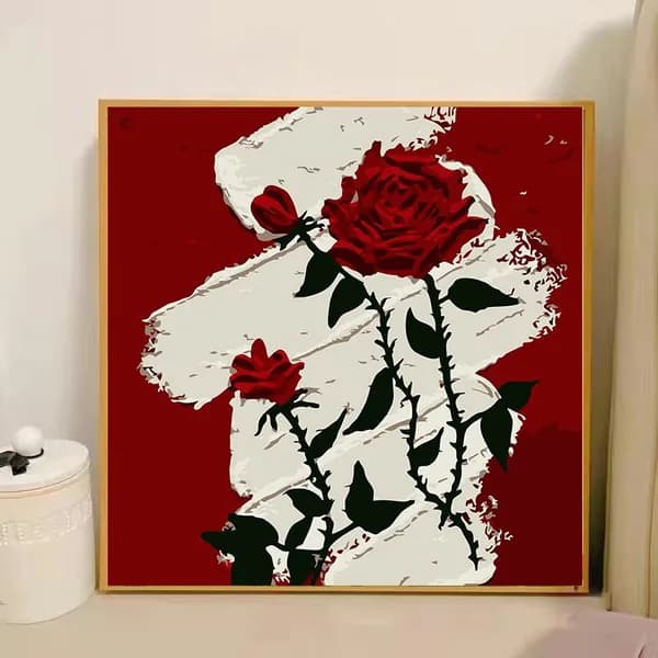 Картина по номерам, 20x20 CM, животные, пейзаж, подарок
