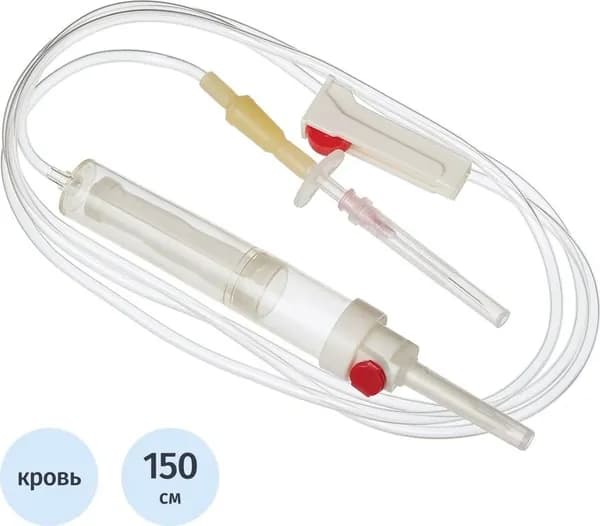 Система переливания крови KD-line KDM пластиковый шип длина иглы 40 мм