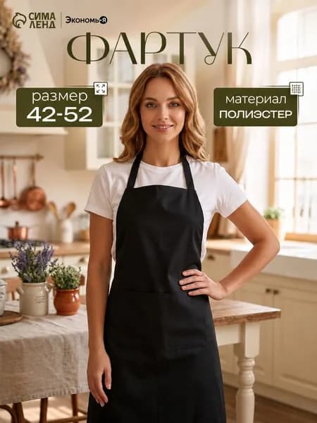 Фартук кухонный  1шт, Цвет товара