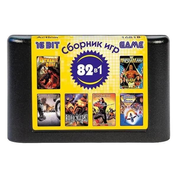 Видеоигра Mega Drive 16B18 Action 82in1