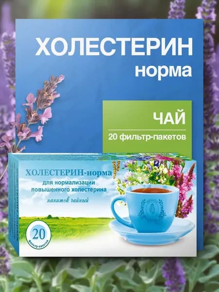 Гордеев / Чай от холестерина Холестерин Норма,20 ф/п