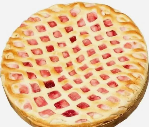 Пирог постный сдобный с яблоком и малиной замороженный 420 г