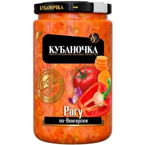 Кубаночка Рагу овощное по-венгерски, 360 г