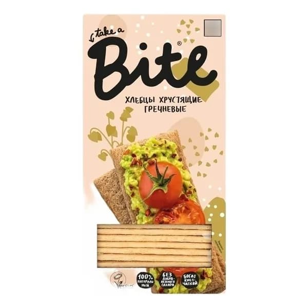 Хлебцы гречневые Take a Bite хрустящие 150 г