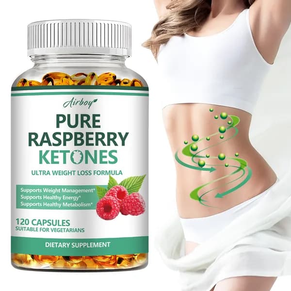 Биологически активная добавка Airboy Pure Raspberry Ketone предназначена для поддержания контроля веса, ускорения метаболизма и обеспечения здоровой энергии.